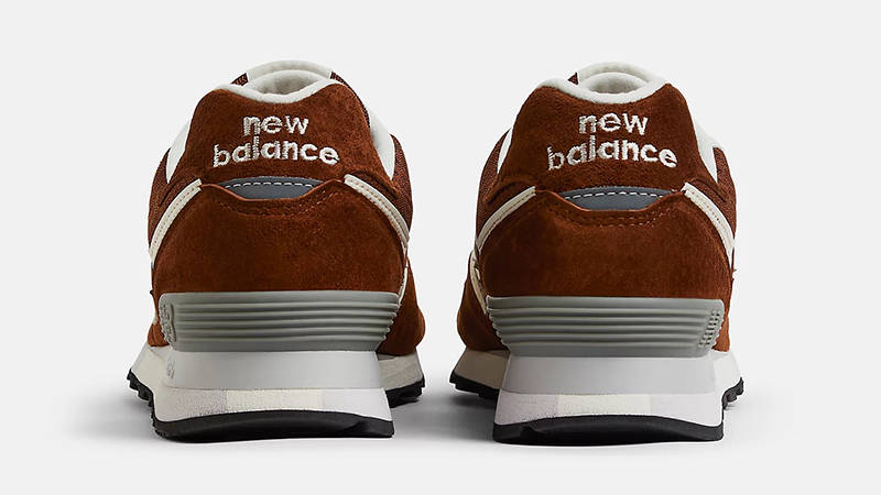 New Balance 576 Made in UK Monks Robe White OU576BRN Back