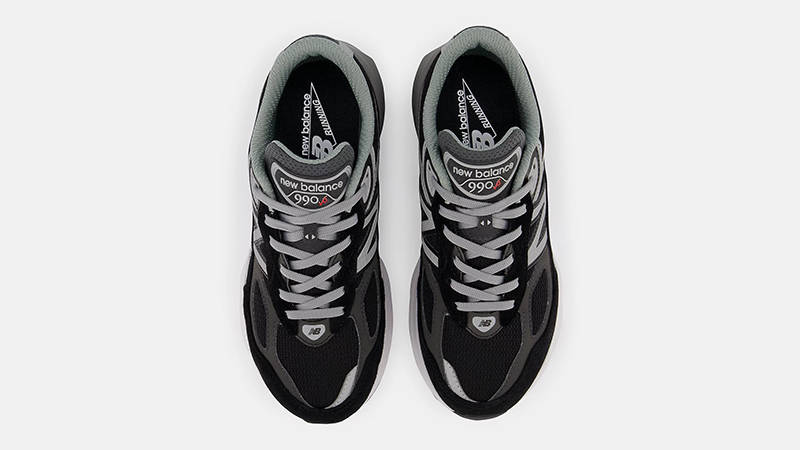 New Balance 990v6 GS Black Grey GC990BK6 Top