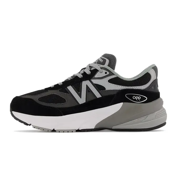 New Balance 990v6 GS Black Silver | Where To Buy | GC990BK6 | The Sole ...