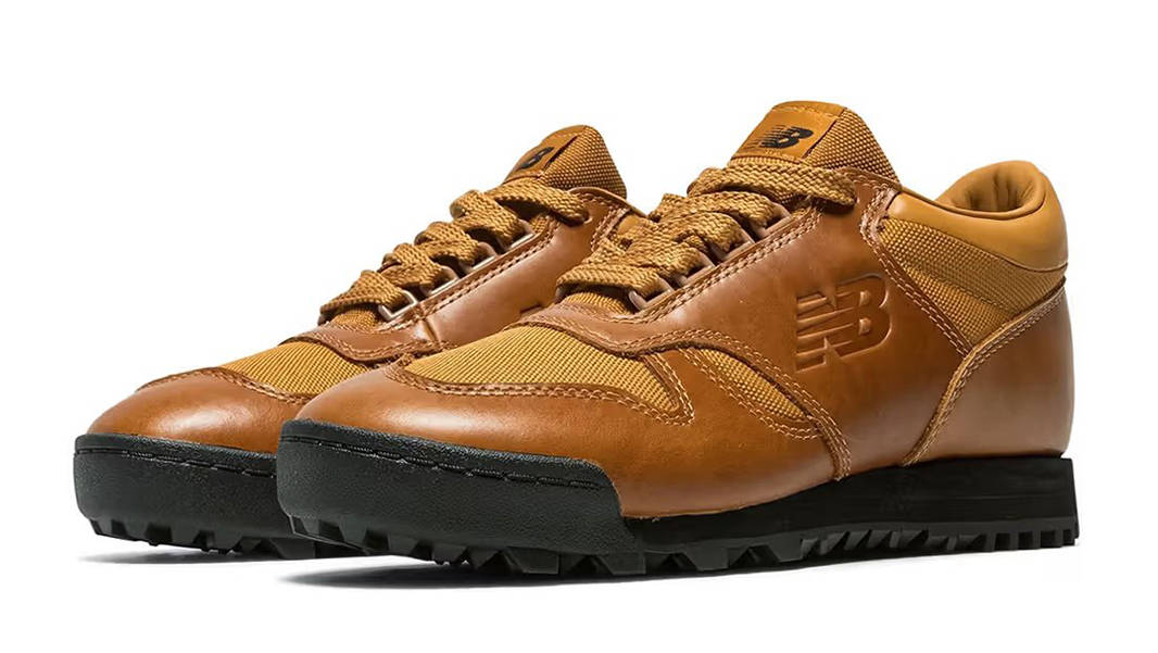 New Balance Rainier Low Camel Side