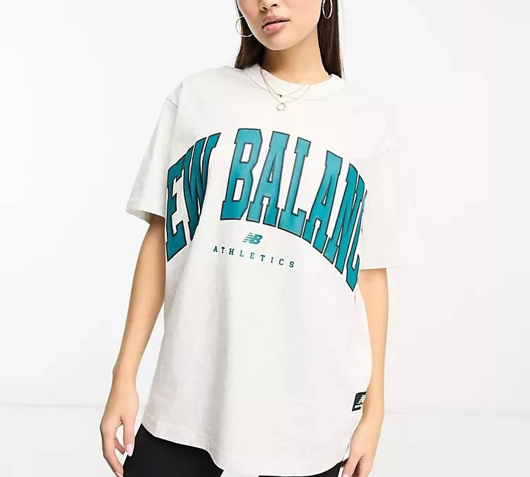New Balance Uni-ssentials Warped Classics Cotton Jersey T-Shirt | Where ...