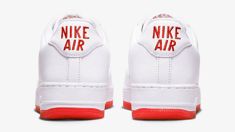 white and red bottom air force 1