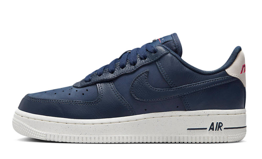 Nike Air Force 1 '07 LV8 Obsidian/Cool Grey-Team Orange - BV1278-400