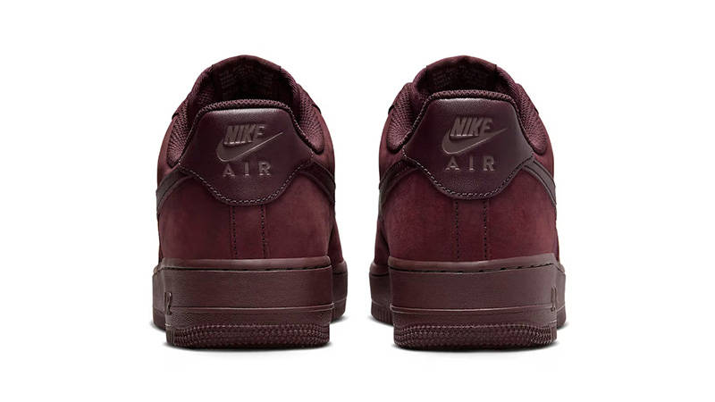 Nike Air Force 1 Low Premium Burgundy Crush BACK