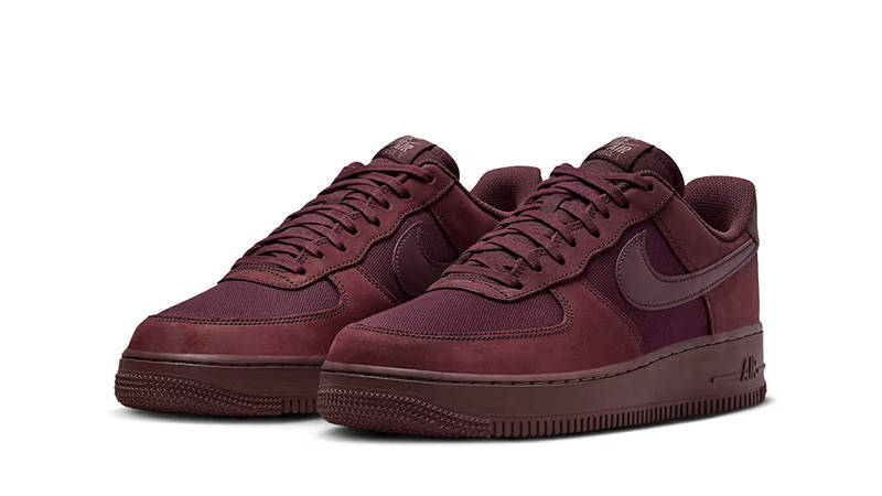 Nike Air Force 1 Low Premium Burgundy Crush front
