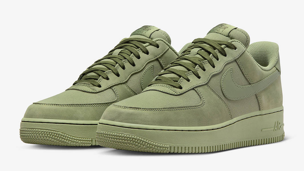 Nike Air Force 1 Low Premium Oil Green FB8876-300 Side