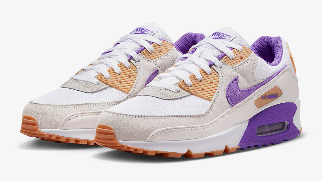 nike air max 90 white purple