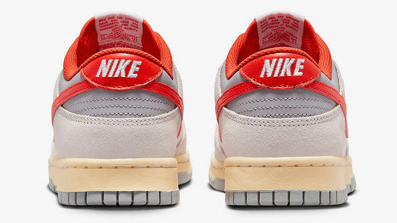 Nike Dunk Low Athletic Department Grey Red FJ5429-133 Back