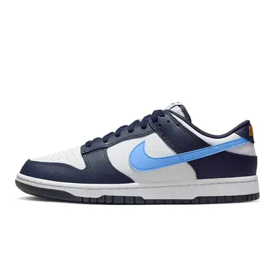 Nike Dunk Low Navy Baby Blue | Where To Buy | FN7800-400 | The Sole ...