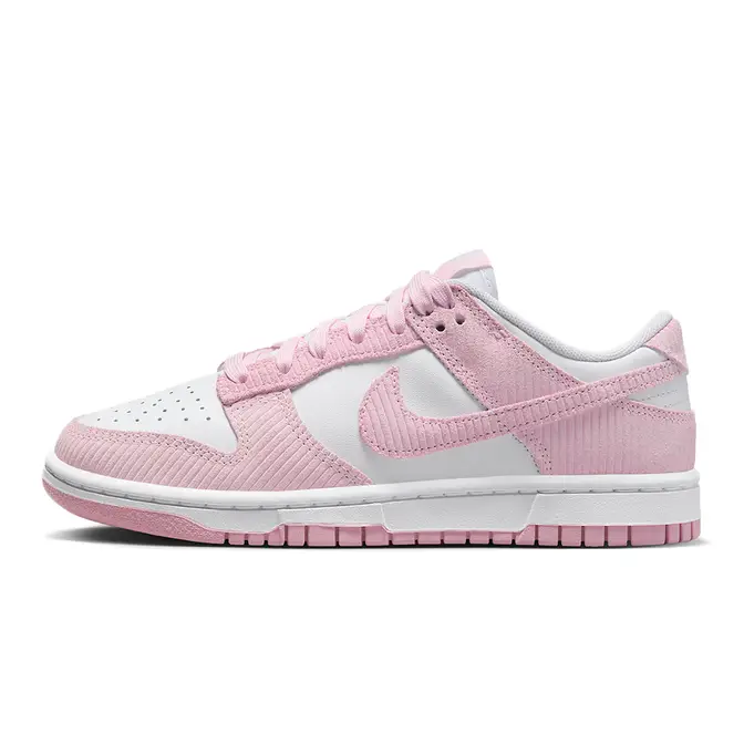 Nike Dunk Low Pink Corduroy | Where To Buy | FN7167-100 | The Sole Supplier