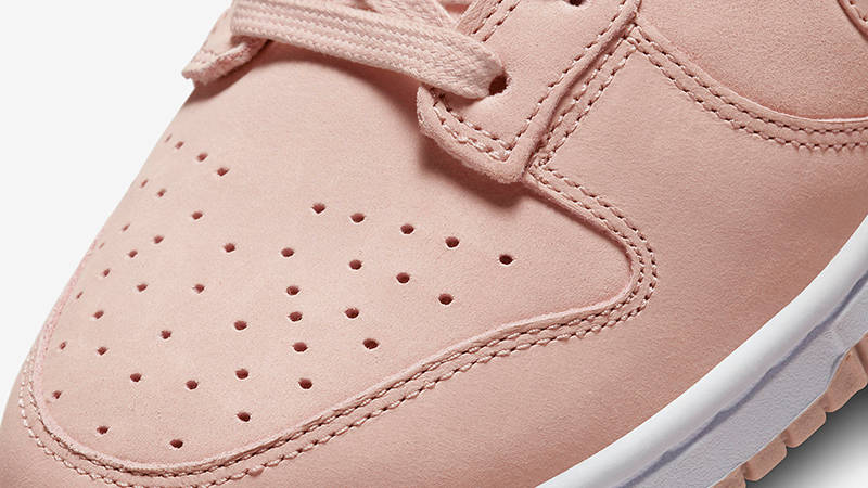 pink suede nike dunks