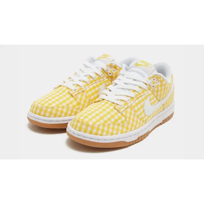 Nike Dunk Low Yellow Gingham | Where To Buy | DZ2777-700 | The Sole ...