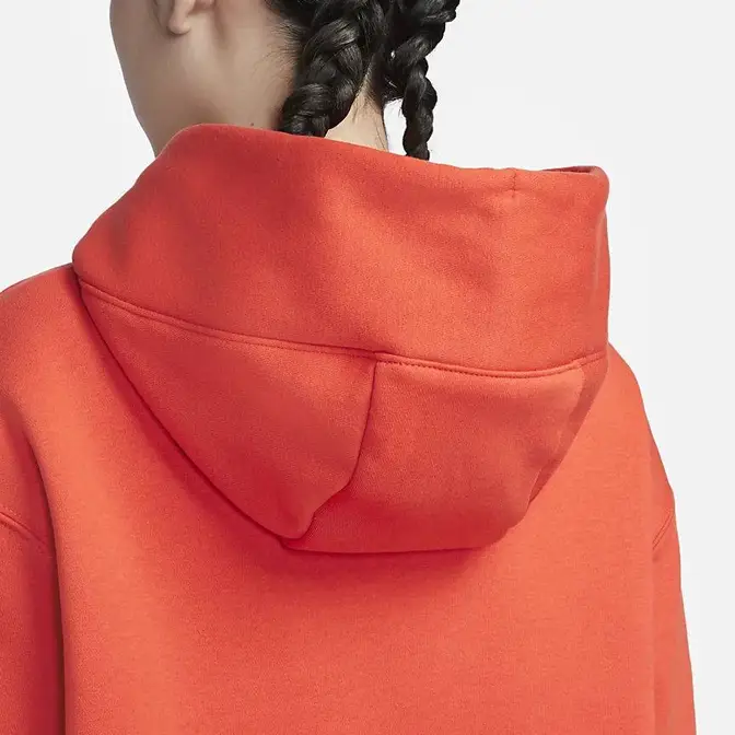 Nike Women's Sportswear Phoenix Fleece Oversized Pullover Hoodie In Red