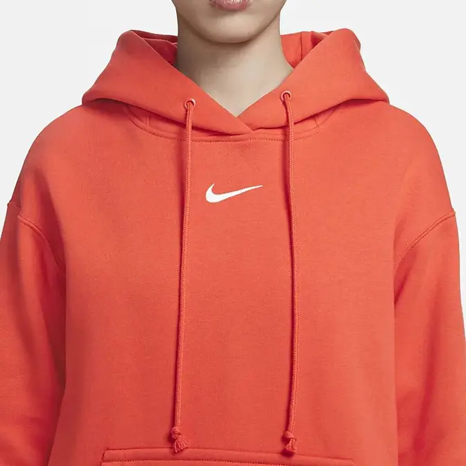 Nike Sportswear Phoenix Fleece Women's Oversized Brown Pullover Hoodie -  Puffer Reds