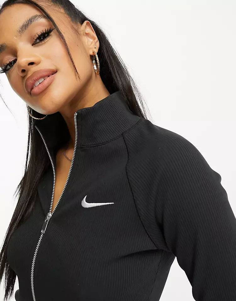 nike zip up top