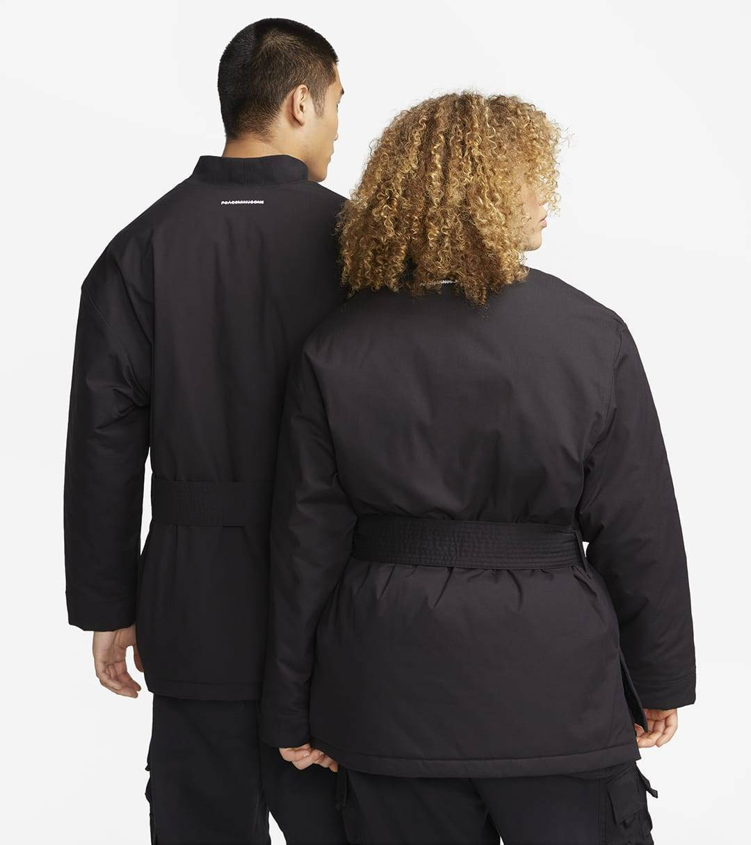 Nike x PEACEMINUSONE G-Dragon 2-1 Jacket Black Backside Full