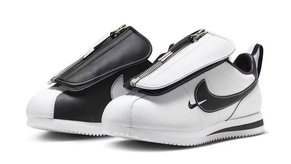 Image via Nike The Nike Cortez "Yin and Yang" Arrives With a Distinctive Two-Tone Makeup
