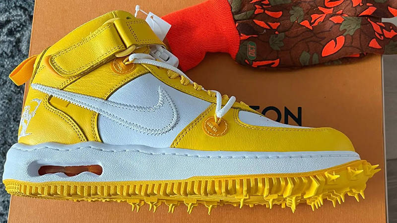 The Off-White x Nike Air Force 1 Mid 'Varsity Maize' was almost