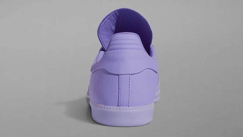 Pharrell x adidas Humanrace Samba Lilac Back