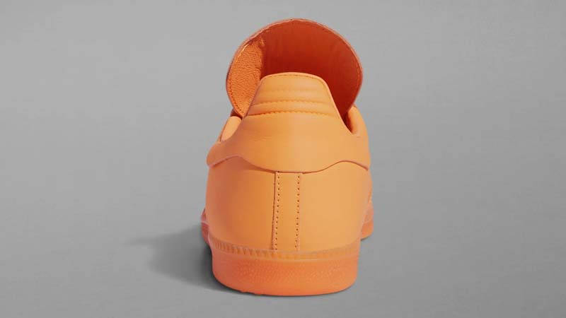 Pharrell x adidas Samba Humanrace Orange Back