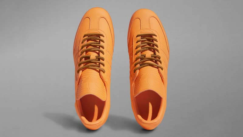 Pharrell x adidas Samba Humanrace Orange Middle