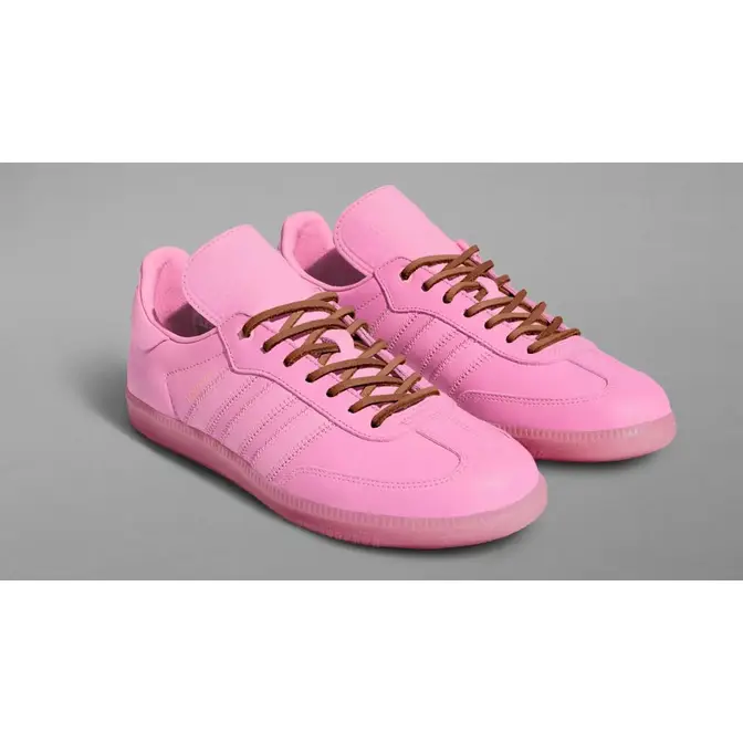 Pharrell x adidas Samba Humanrace Pink Front