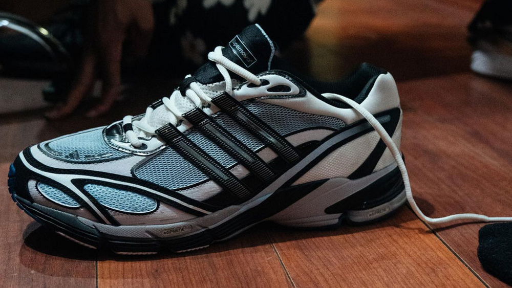 Image via snkrscr Pusha T Revealed His adidas Supernova Cushion 7 Collab at Coachella