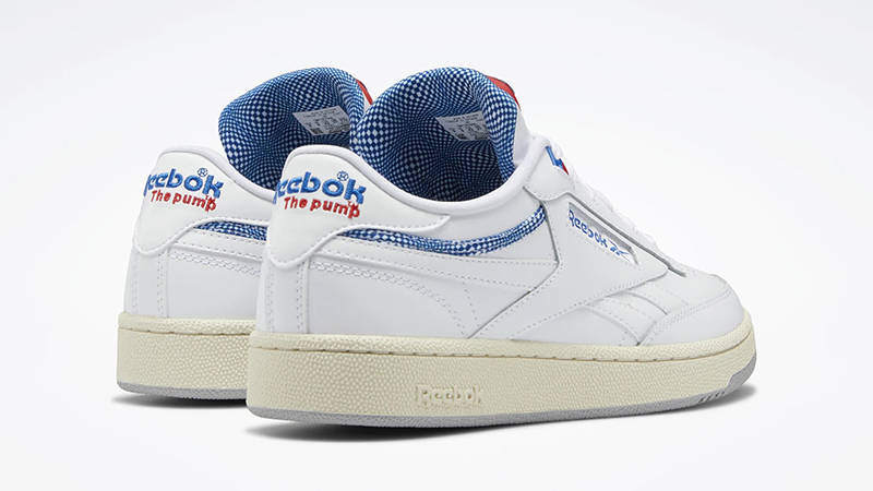 Reebok Club C 85 Pump White Blue GW4793 Side