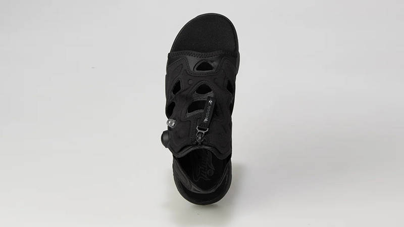 Reebok Instapump Fury Zip Sandal Black ID7562 Top