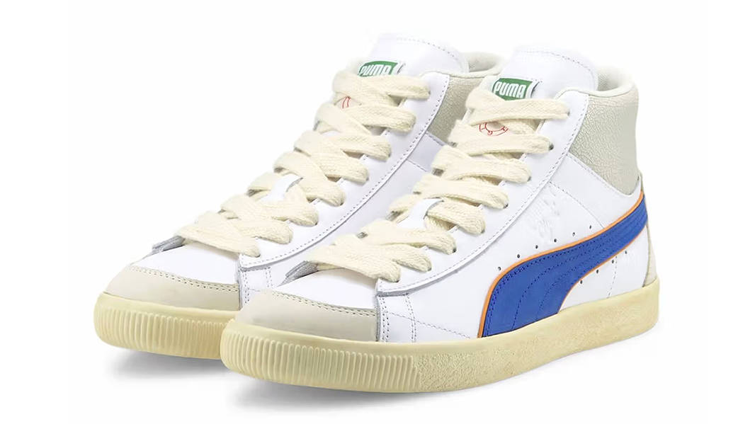 Rhuigi Villaseñor x PUMA Clyde B-Boy White Blue Front