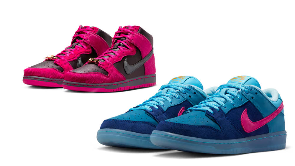 Image via Nike The Run the Jewels x Nike SB Dunk Low Pack Gets a Release Date