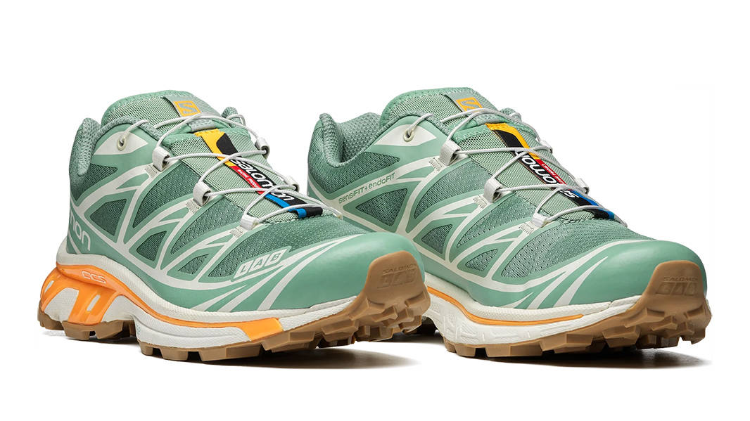 Salomon XT-6 Granite Green Orange L47148100 Front