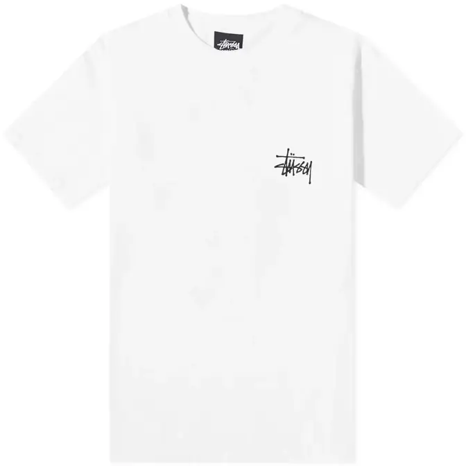 Stussy Basic Stussy T-Shirt White Feature