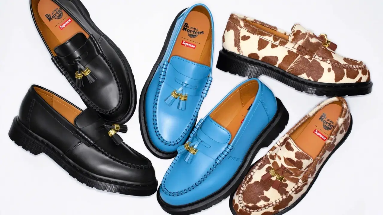 Hit the Town in Style With These Supreme x Dr. Martens Loafers