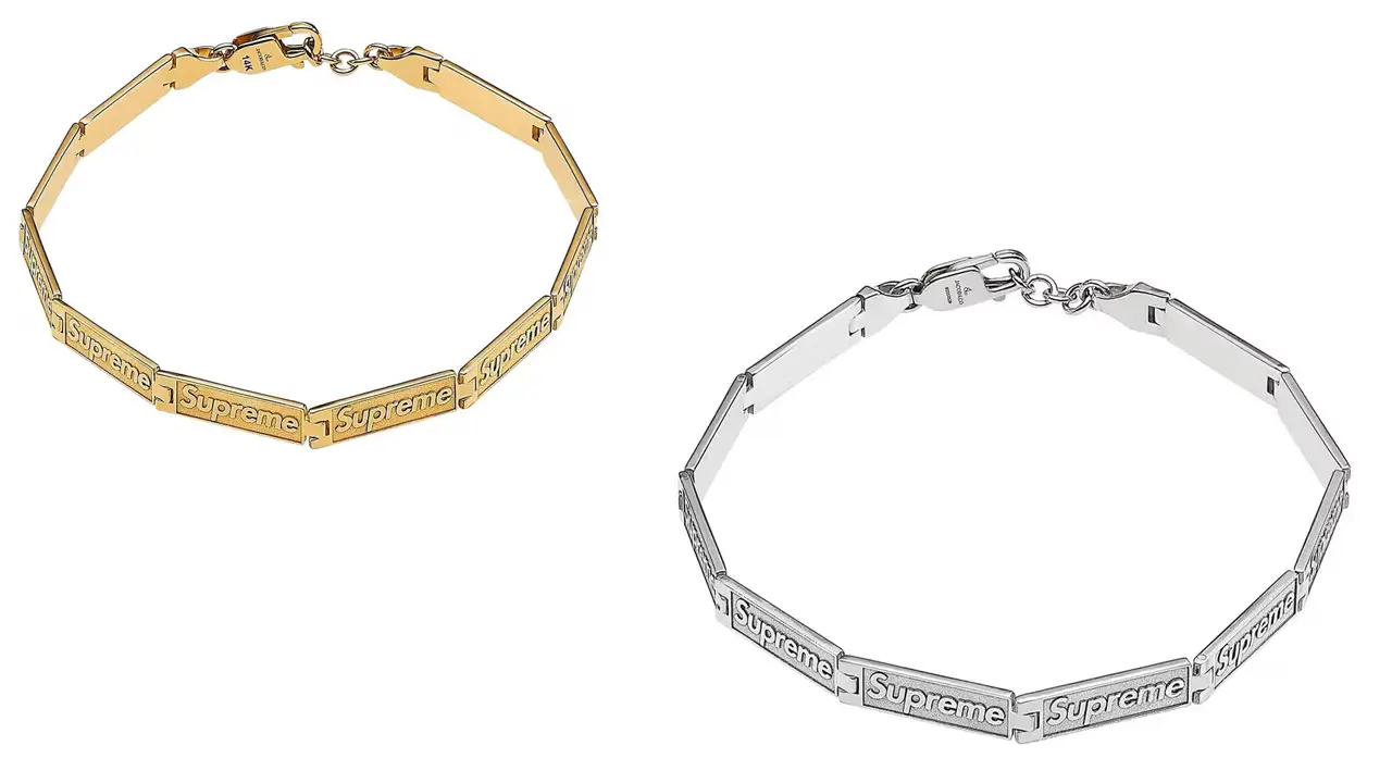 Supreme x Jacob Co. Are Set to Release Engraved Link Bracelets