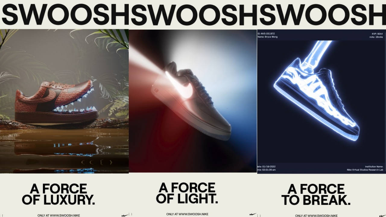 Nike Continues Its Digital Transformation With Its First .SWOOSH Virtual Collection
