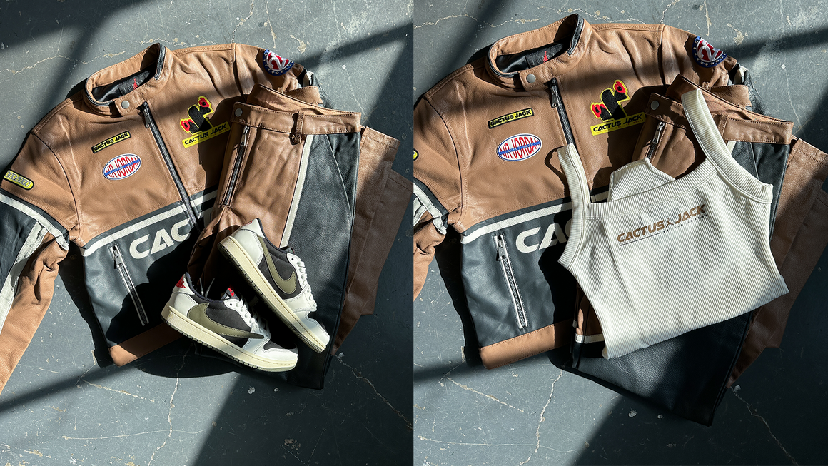 Jordan x Travis Scott Women's Leather Jacket