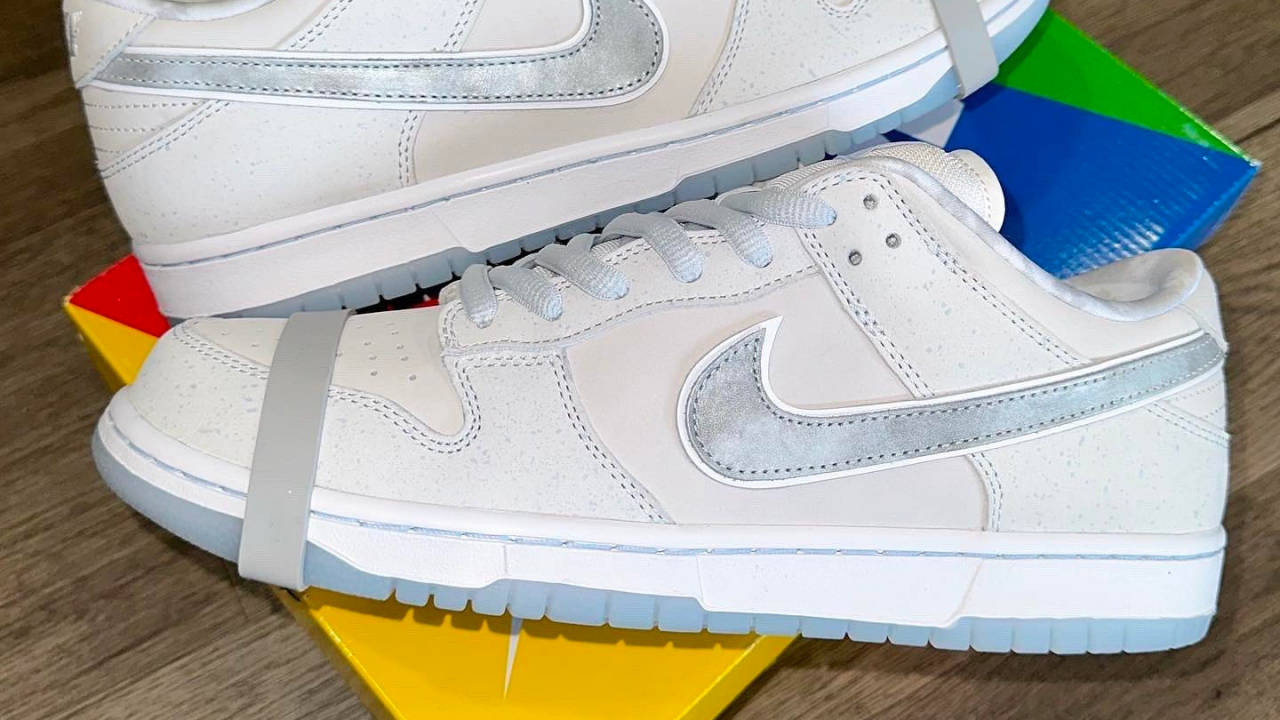 nike sb dunk low all white