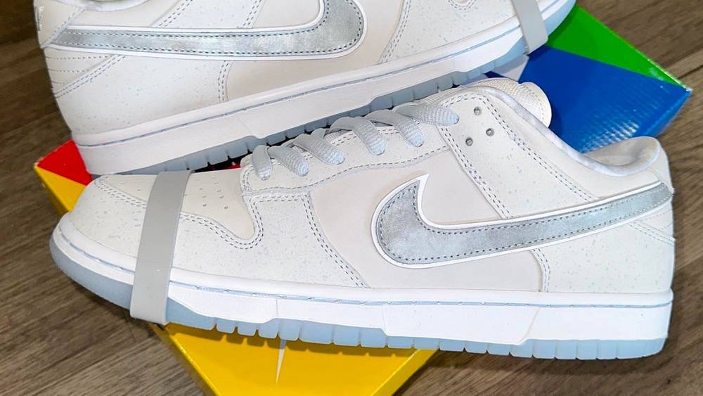 Image via zSneakerHeadz The Concepts x Nike SB Dunk Low "White Lobster" is Looking to Be an Elusive Catch