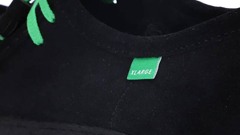 XLARGE x Clarks Wallabee Black Detail
