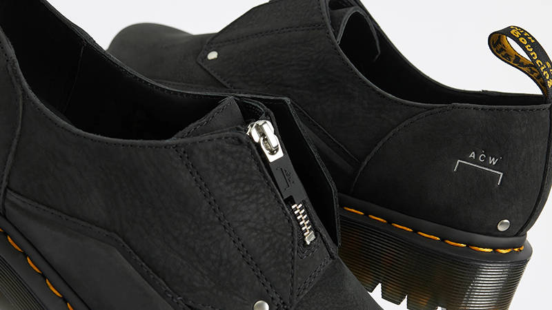 A COLD WALL x Dr. Martens 1461 Bex Low Black ACWUF069-BK Detail