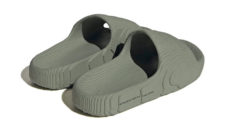 adidas Adilette Silver Green IG8264 Back