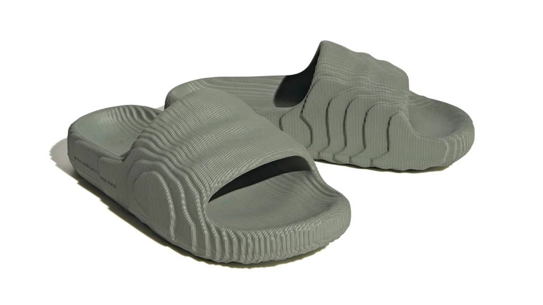 adidas Adilette Silver Green IG8264 Front