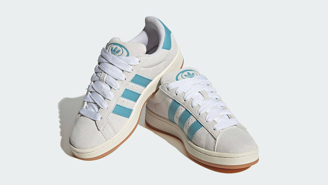 adidas gazelle silver green womens Adidas Campus 00s Crystal White Preloved Blue – Flower Kickz main image 1
