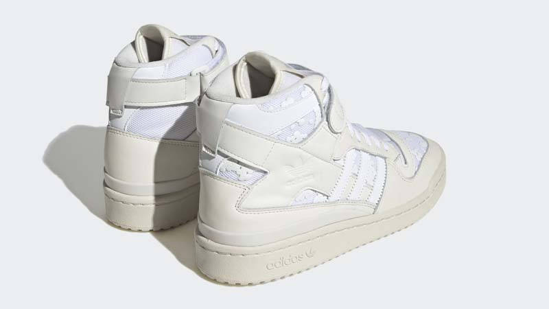 adidas Forum 84 Hi White Aluminium Back