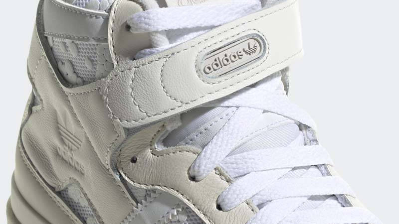 adidas Forum 84 Hi White Aluminium Closeup