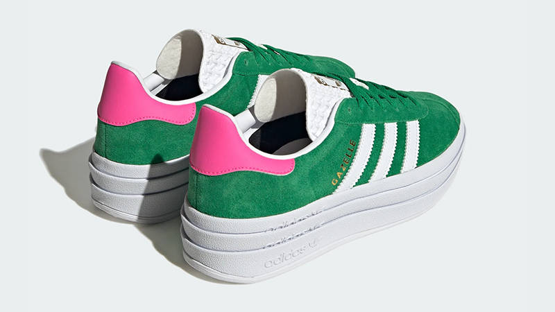 adidas Gazelle Bold Green Lucid Pink IG3136 Back