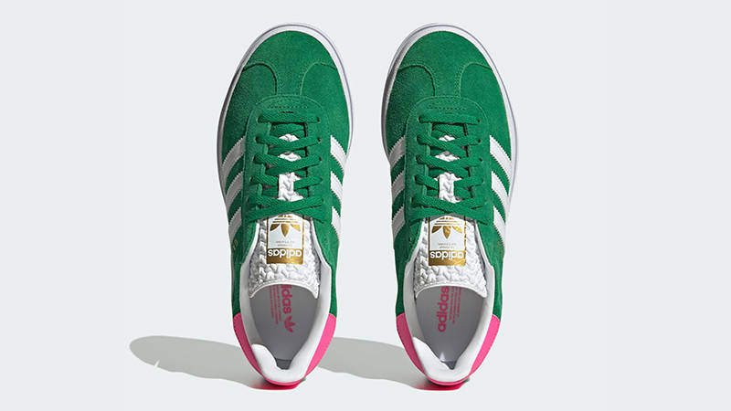 adidas Gazelle Bold Green Lucid Pink IG3136 Top