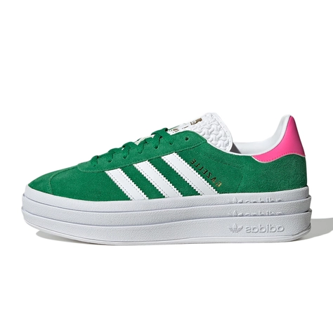 adidas Gazelle Bold Green Lucid Pink IG3136