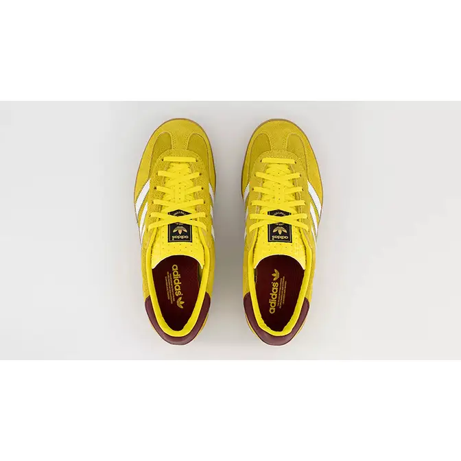 Men's gazelle yellow outlet leather ostrich pack shoes